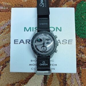 Omega X Swatch Moonswatch Mission To Earthphase Watch